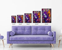 Fairy Fantasy Wall Art | Aesthetic Abstract Watercolor Print - Vivid Roads