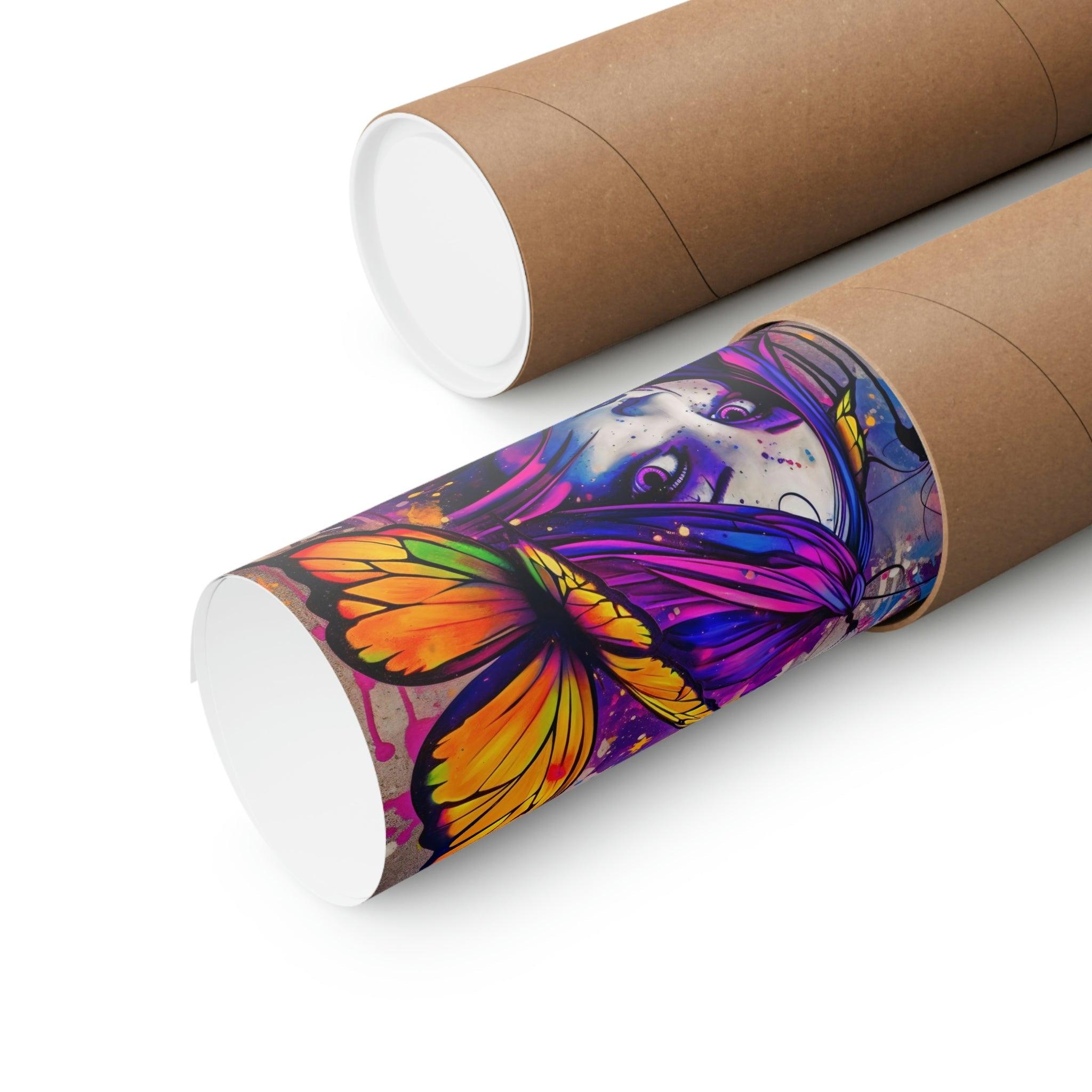 Fairy Fantasy Wall Art | Aesthetic Abstract Watercolor Print - Vivid Roads