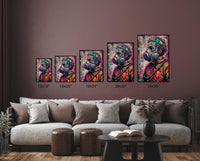 Graffiti Street Art Abstract Wall Art | Urban Spray Paint Illustration Poster - Vivid Roads