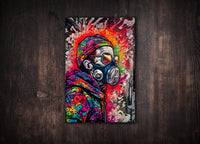 Graffiti Street Art Abstract Wall Art | Urban Spray Paint Illustration Poster V.2 - Vivid Roads