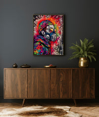 Graffiti Street Art Abstract Wall Art | Urban Spray Paint Illustration Poster V.2 - Vivid Roads