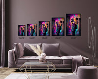 Retro Street Art Graffiti Wall Art | Spray Paint Vintage Urban Pop Art Poster - Vivid Roads